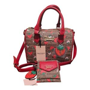 Juicy Couture freshly picked satchel and wallet